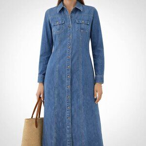 white christmas dresses The Texas Denim Dress by Pink Desert XXX-Large